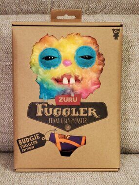 Fuggler Funny Ugly Monster Budgie Edition Tie Dye Rainbow #39 Rabid Rabbit NEW